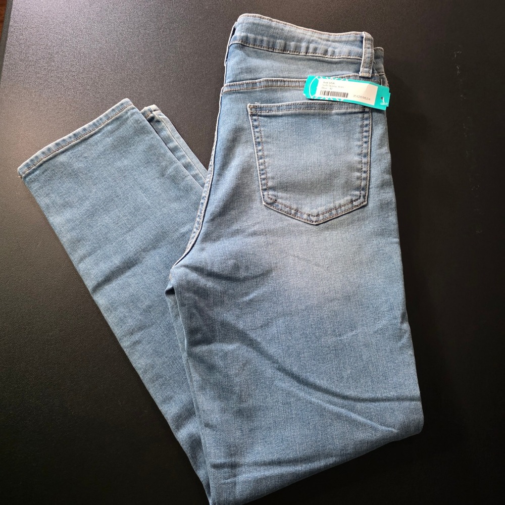 Just USA JP388 Soft Skinny Jeans Medium Denim Wash High Rise Size 12 NWT
